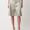 Shorts aus Mica-Satin