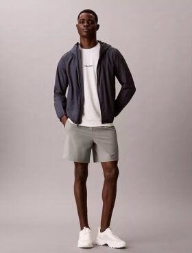 Shorts mit gewebtem Monogram Shorts mit gewebtem Monogram