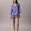 Shorts mit Satin-Glanz Shorts mit Satin-Glanz