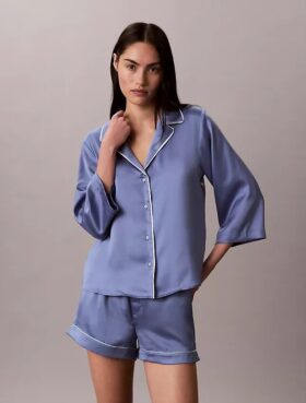 Shorts mit Satin-Glanz Shorts mit Satin-Glanz