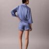 Shorts mit Satin-Glanz Shorts mit Satin-Glanz