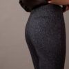 Skinny-Fit-Hose aus Ponte mit Fischgrätenmuster