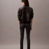 Skinny-Fit-Hose aus Ponte mit Fischgrätenmuster
