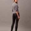 Skinny-Hose aus Ponte mit Hahnentrittmuster