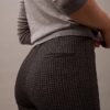 Skinny-Hose aus Ponte mit Hahnentrittmuster