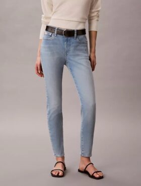 Skinny-Jeans mit mittlerer Leibhöhe