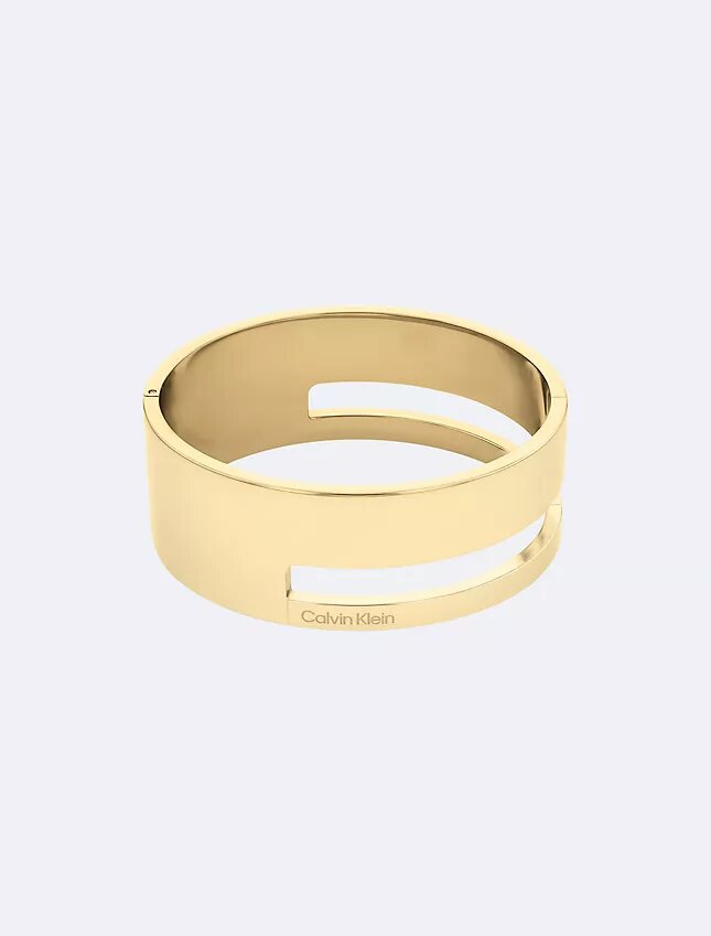 Skulpturaler Armreif mit Scharnier Skulpturaler Armreif mit Scharnier