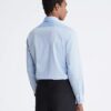 Slim-Fit-Hemd aus Baumwolle mit Fischgrätenmuster Slim-Fit-Hemd aus Baumwolle mit Fischgrätenmuster