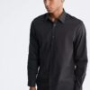 Slim-Fit-Hemd aus Baumwolle mit Fischgrätenmuster Slim-Fit-Hemd aus Baumwolle mit Fischgrätenmuster