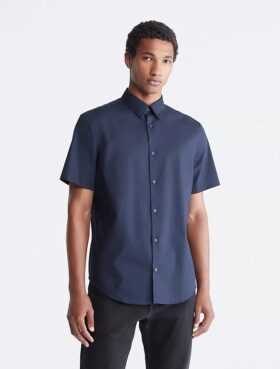 Slim-Fit-Hemd aus Cotton Stretch