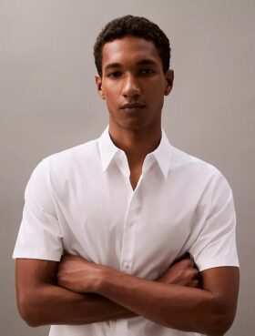 Slim-Fit-Hemd aus Cotton Stretch