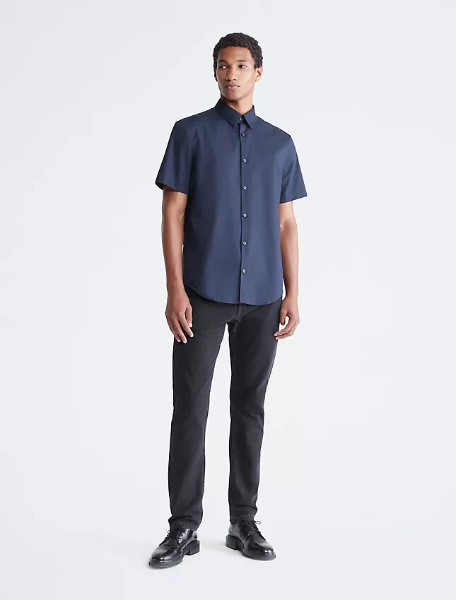 Slim-Fit-Hemd aus Cotton Stretch Slim-Fit-Hemd aus Cotton Stretch
