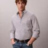 Slim-Fit-Hemd aus Cotton Stretch mit Gingham-Muster Slim-Fit-Hemd aus Cotton Stretch mit Gingham-Muster