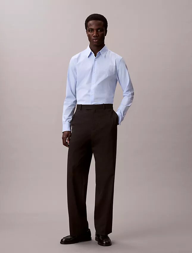 Slim-Fit-Hemd aus Cotton Stretch mit Gingham-Muster Slim-Fit-Hemd aus Cotton Stretch mit Gingham-Muster