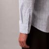 Slim-Fit-Hemd aus Cotton Stretch mit Karomuster und Knopfleiste