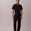 Slim-Fit-Hemd aus Cotton Stretch mit Knopfleiste