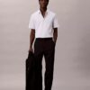 Slim-Fit-Hemd aus Cotton Stretch mit Knopfleiste