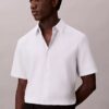 Slim-Fit-Hemd aus Cotton Stretch mit Knopfleiste