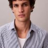 Slim-Fit-Hemd aus Cotton Stretch mit Streifenmuster Slim-Fit-Hemd aus Cotton Stretch mit Streifenmuster