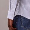 Slim-Fit-Hemd aus Cotton Stretch mit Streifenmuster Slim-Fit-Hemd aus Cotton Stretch mit Streifenmuster