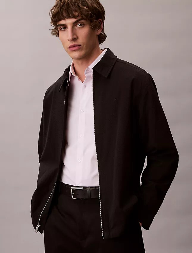 Slim-Fit-Hemd aus Cotton Stretch mit Streifenmuster Slim-Fit-Hemd aus Cotton Stretch mit Streifenmuster