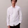 Slim-Fit-Hemd aus Cotton Stretch-Popeline