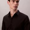 Slim-Fit-Hemd aus Cotton Stretch-Popeline