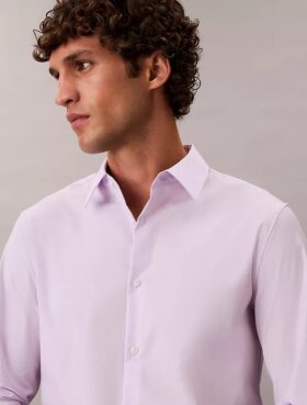 Slim-Fit-Hemd aus Supima-Cotton Stretch