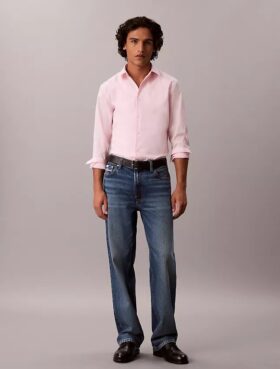 Slim-Fit-Hemd aus Supima-Cotton Stretch