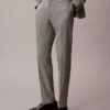 Slim-Fit-Hose im Hahnentrittmuster