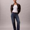 Slim-Fit-T-Shirt aus Modal-Stretch-Rippstoff