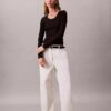 Slim-Fit-T-Shirt aus Modal-Stretch-Rippstoff