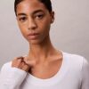 Slim-Fit-T-Shirt aus Modal-Stretch-Rippstoff