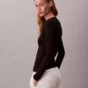 Slim-Fit-T-Shirt aus Modal-Stretch-Rippstoff