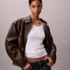Slim-Fit-T-Shirt aus Modal-Stretch-Rippstoff