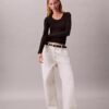 Slim-Fit-T-Shirt aus Modal-Stretch-Rippstoff