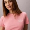 Slim-Fit-T-Shirt mit geschwungenem Logo-Print