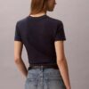 Slim-Fit-T-Shirt mit geschwungenem Logo-Print