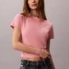 Slim-Fit-T-Shirt mit geschwungenem Logo-Print