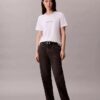 Slim-Fit-T-Shirt mit gesticktem Logo