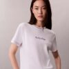 Slim-Fit-T-Shirt mit gesticktem Logo