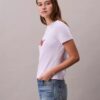 Slim-Fit-T-Shirt mit geteiltem Logo-Print