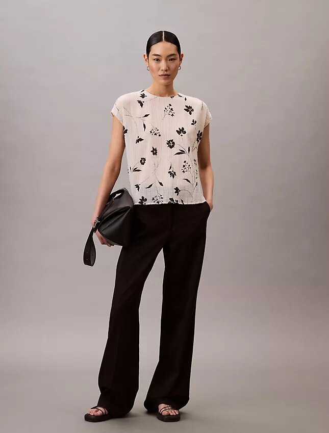 Smock-Oberteil mit Blumenprint Smock-Oberteil mit Blumenprint