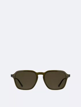 Sonnenbrille aus Acetat in modifizierter rechteckiger Form Sonnenbrille aus Acetat in modifizierter rechteckiger Form