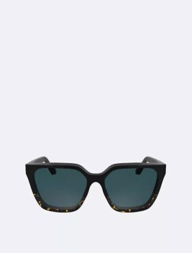 Sonnenbrille aus Acetat in modifizierter rechteckiger Form