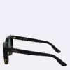 Sonnenbrille aus Acetat in modifizierter rechteckiger Form
