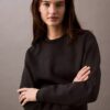 Spacer-Sweatshirt mit Rundhalsausschnitt