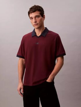 Sport-Polohemd mit Monogram-Logo Sport-Polohemd mit Monogram-Logo