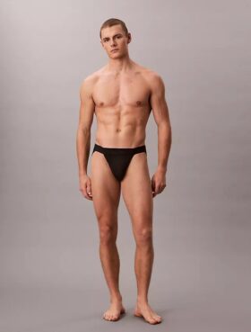 Sport-Slip aus Mikrofaser und Spitze