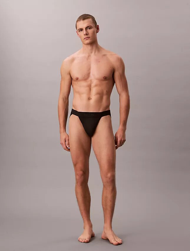 Sport-Slip aus Mikrofaser und Spitze Sport-Slip aus Mikrofaser und Spitze